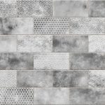 Kitchen splashback with print - Tiless Pattern - DW8550