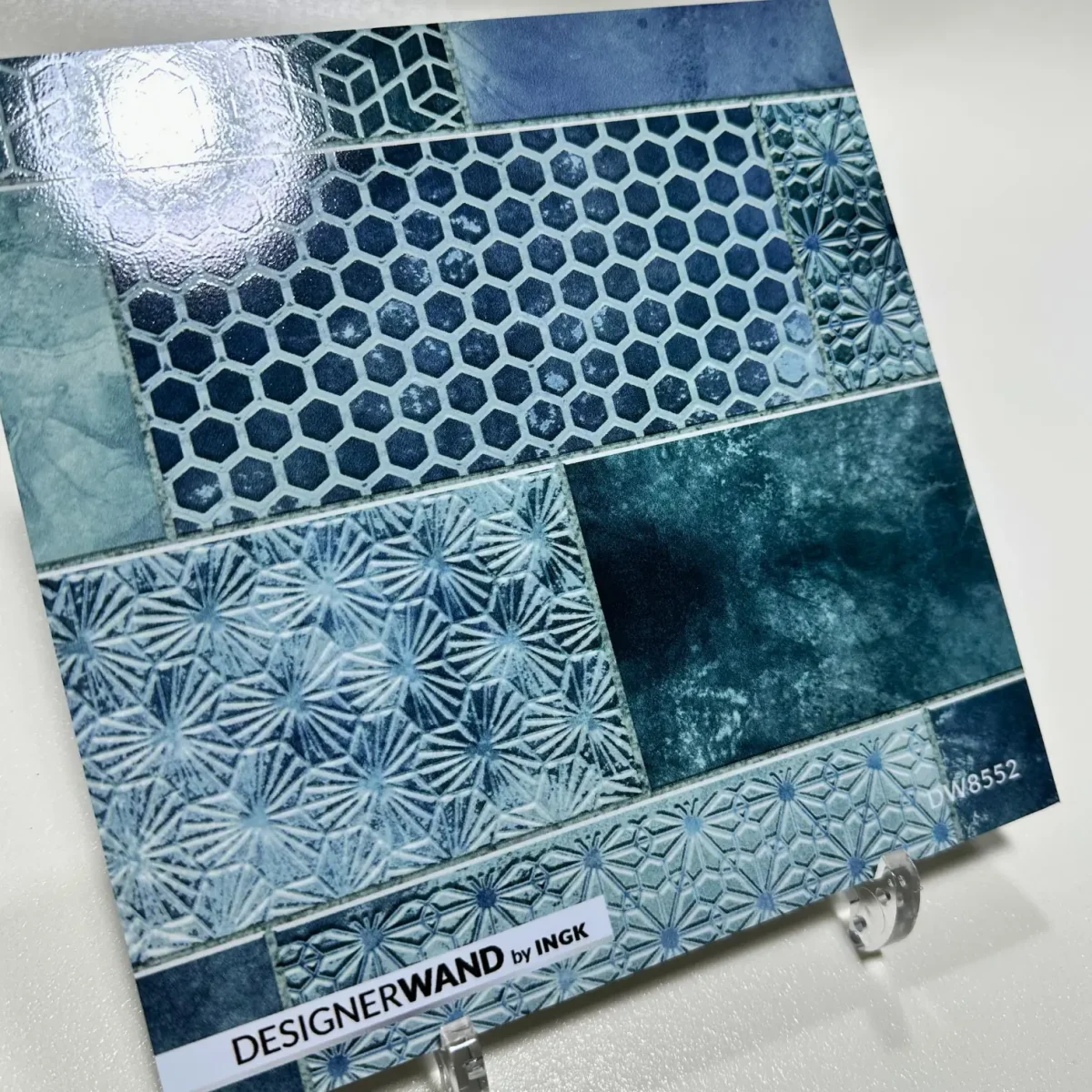 Keuken achterwand staal DW8552 tiless pattern