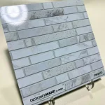 Spatwand - Marmer tegel ontwerp — Staal