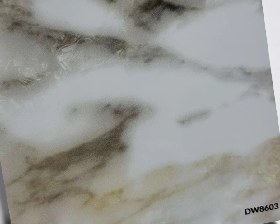 Sample of Chic Marble backsplash with refined marble pattern and soft subtle veining