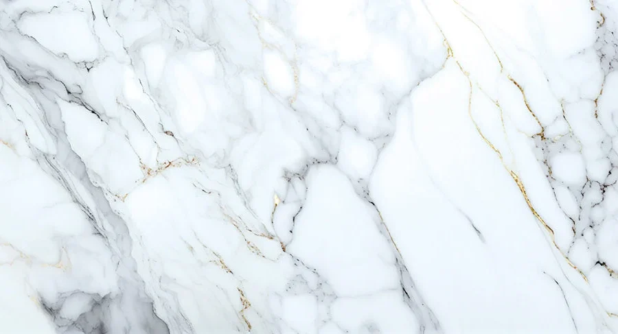 Clean Marmer met Goud - Spatwand - DW8612