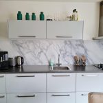 Clean Marmer Grijs - Spatwand - DW8614