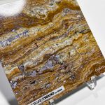 Bruin Marmer - Spatwand - DW8616 — Staal