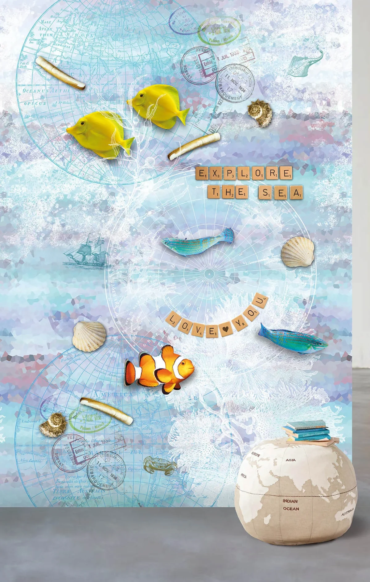 Behang Explore The Sea - Wanna Haves