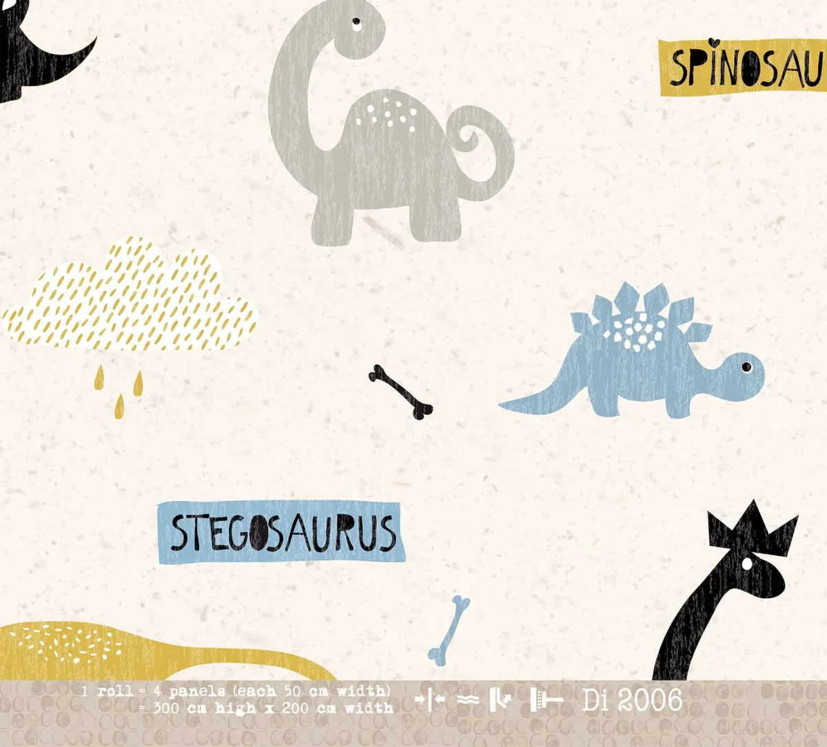 Behang I Heart Dinos - Wanna Haves