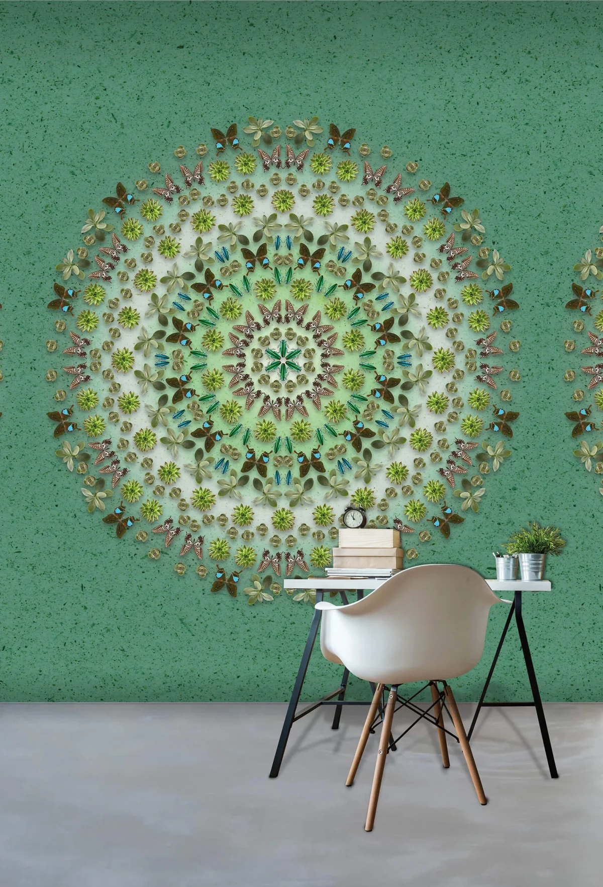 Behang Botanic Mandala - Wanna Haves