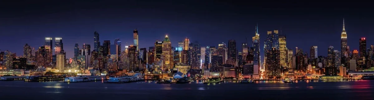 New York By Night - Backsplash Sample FW1001