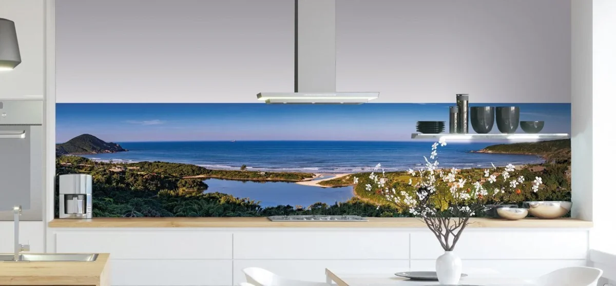 Kitchen splashback - Panorama Sea Side