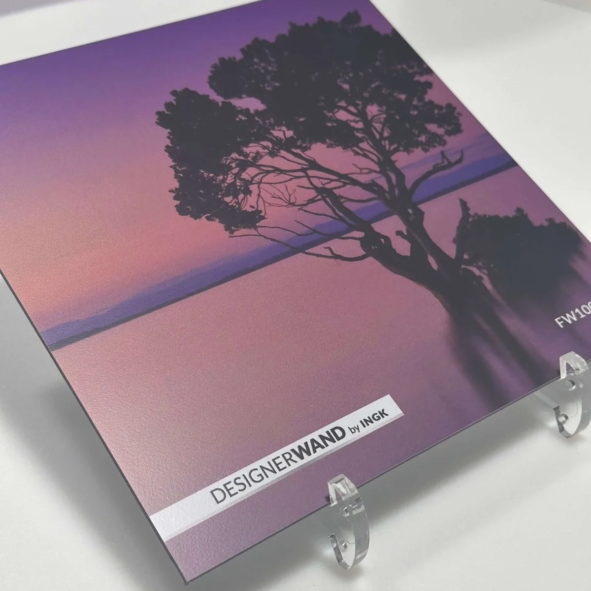 Muster Purple Sunset Küchenrückwand FW1005 mit Farbverlauf von Lila zu Orange