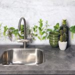 Keukenwand - Kruiden met Beton