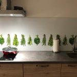 Kitchen backsplash - Herb Bunches