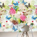 Spring Romance - Colour Choc Behang