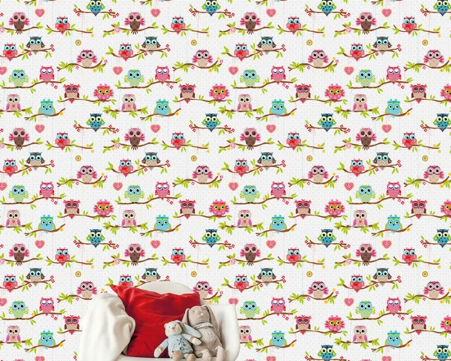 Owlioos - Colour Choc Behang