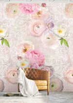 Lacy Spring - Colour Choc Behang