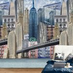 Ny Sky - Colour Choc Behang