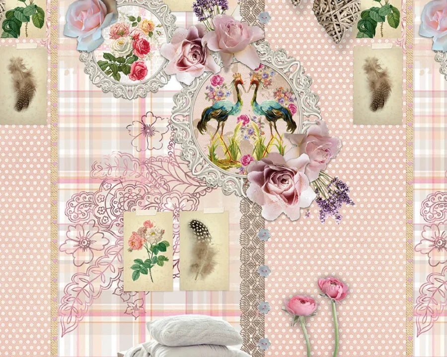 Brocante - Colour Choc Behang