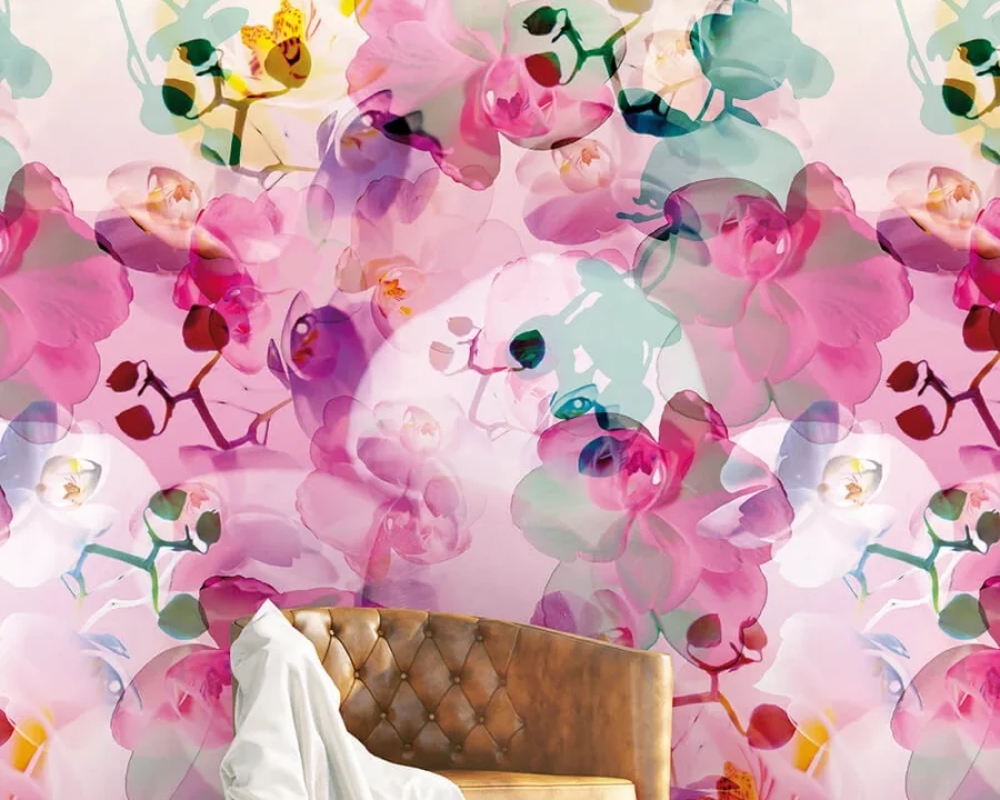 Orchids Soft - Colour Choc Behang