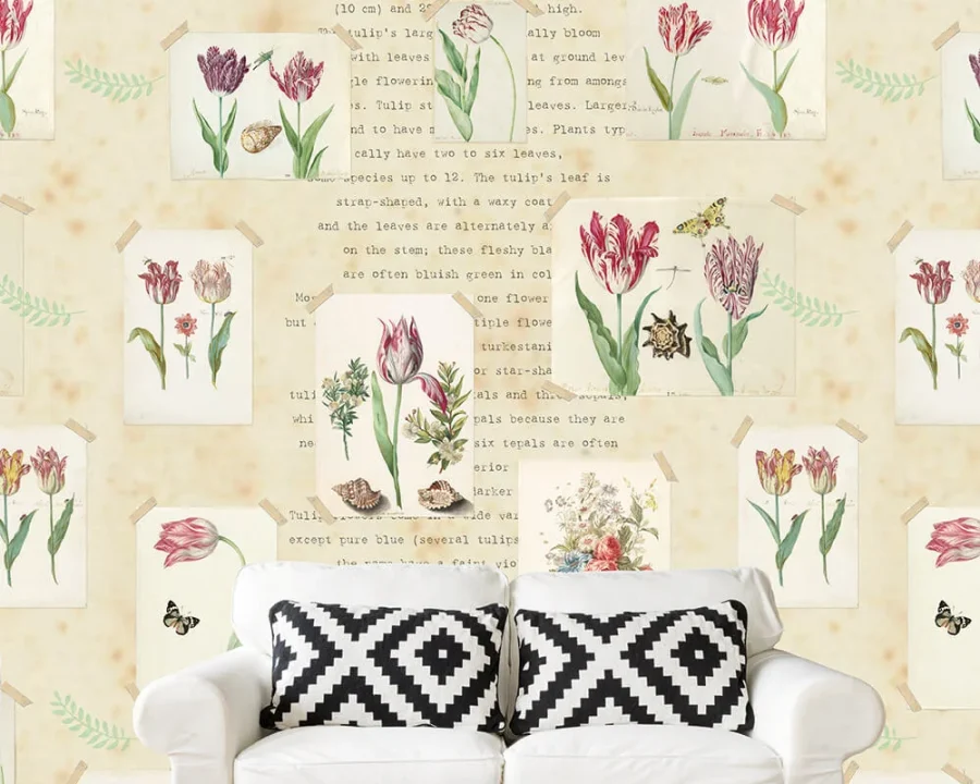 Tulips - Colour Choc Behang