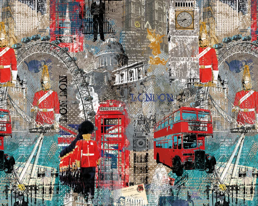 London - Colour Choc Behang