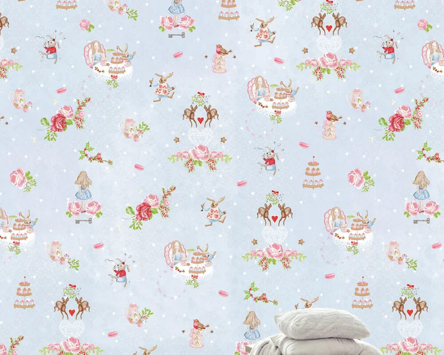 Teaparty - Colour Choc Behang