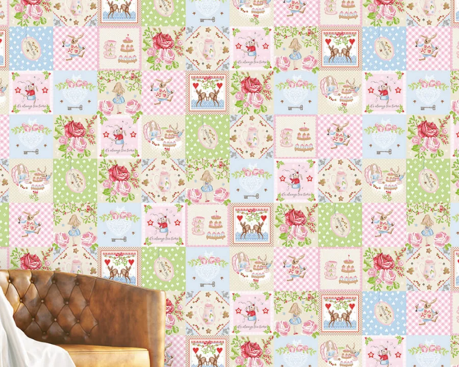 Alice Patch - Colour Choc Behang