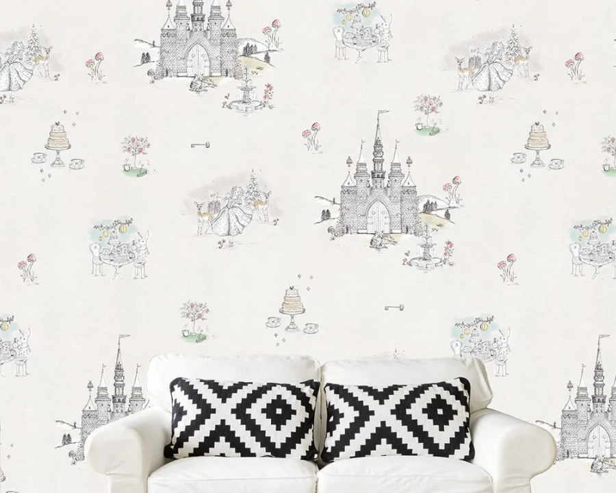 Castle - Colour Choc Behang