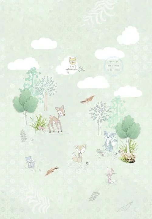 Kinderbehang Forest Friends