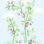 Kinderbehang Panda Love