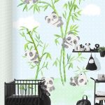 Kinderbehang Panda Love