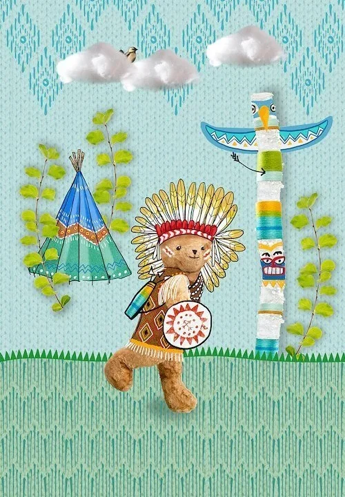 Kinderbehang Totem