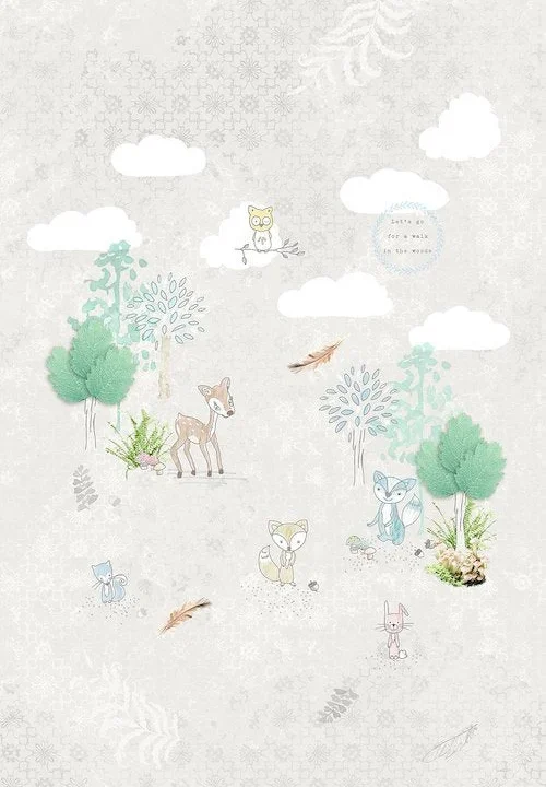 Kinderbehang Forest Friends