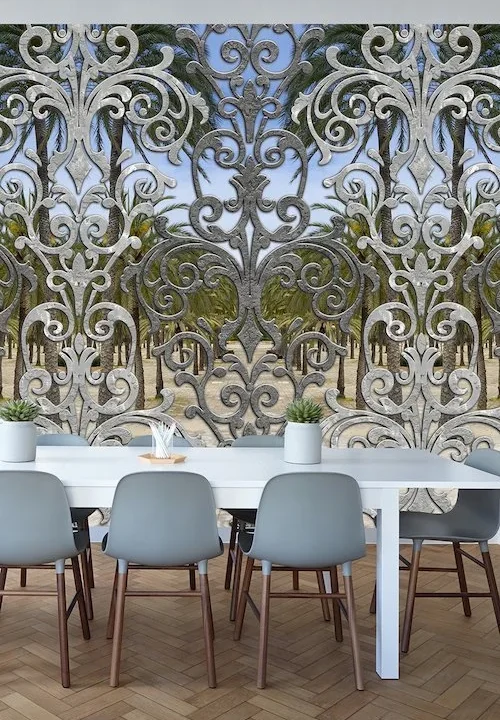 Tapete New Materials - Place de la Reina Silver
