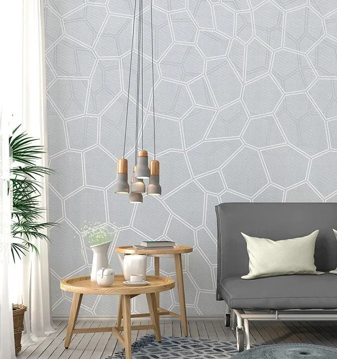 Tapete Timeless - Honeycomb Blue
