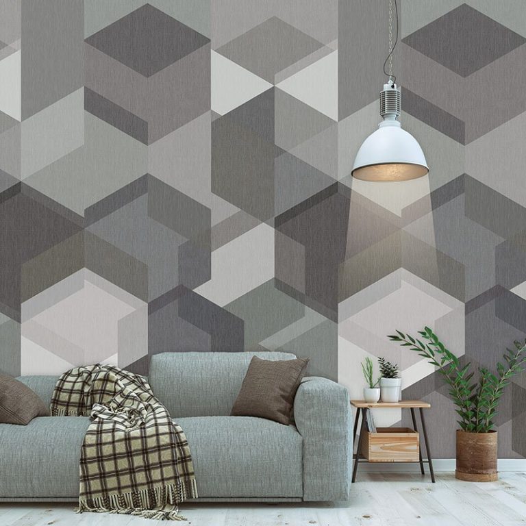 Papier peint Timeless - Hexa Dark