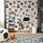 Kinderbehang Abby & Bryan - Camp badges