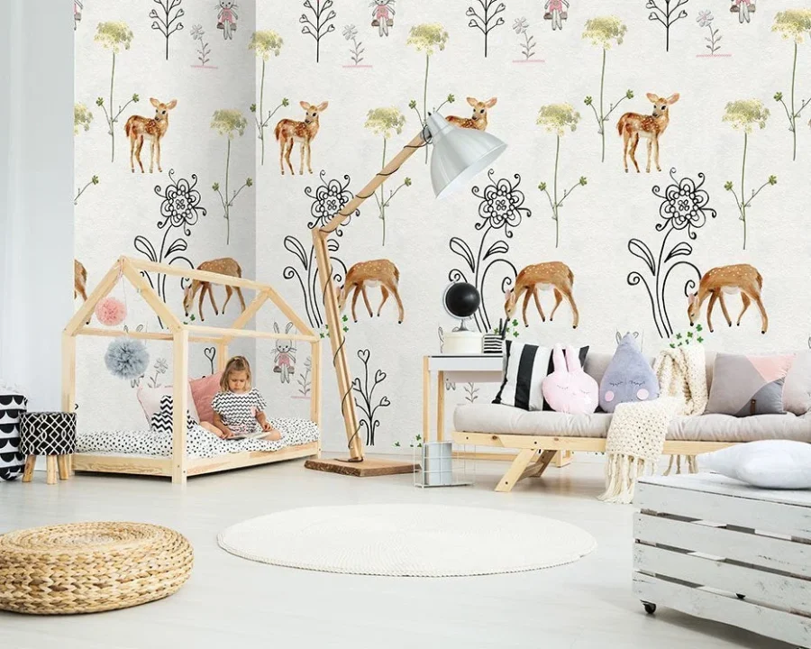 Kindertapete Abby & Bryan - Sweet Deery