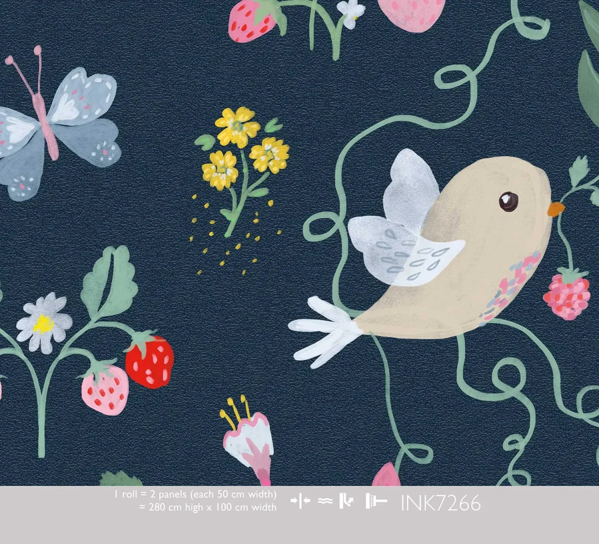 Papier peint enfant Morris & Mila - INK7266