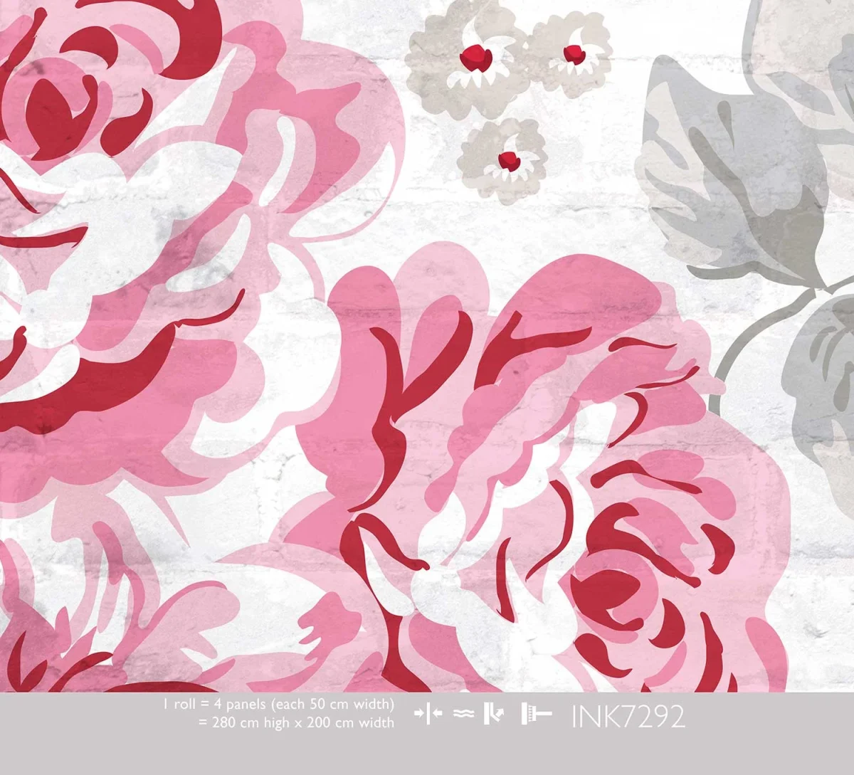 Tapete Colorful - Floral Lambri (INK7292)