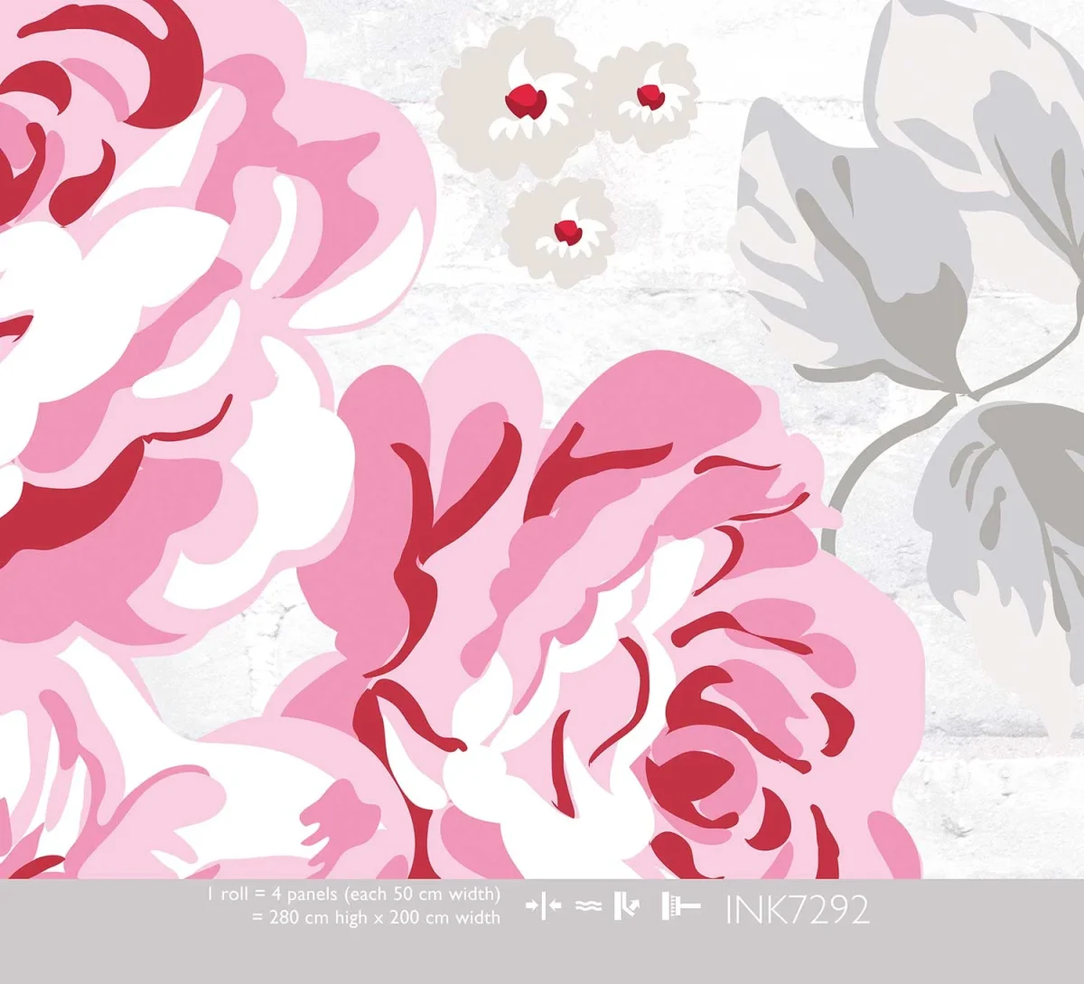 Tapete Colorful - Floral Lambri (INK7292)