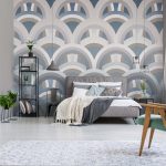 Wallpaper Colorful - More 70's blue (INK7299)