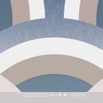 Wallpaper Colorful - More 70's blue (INK7299)