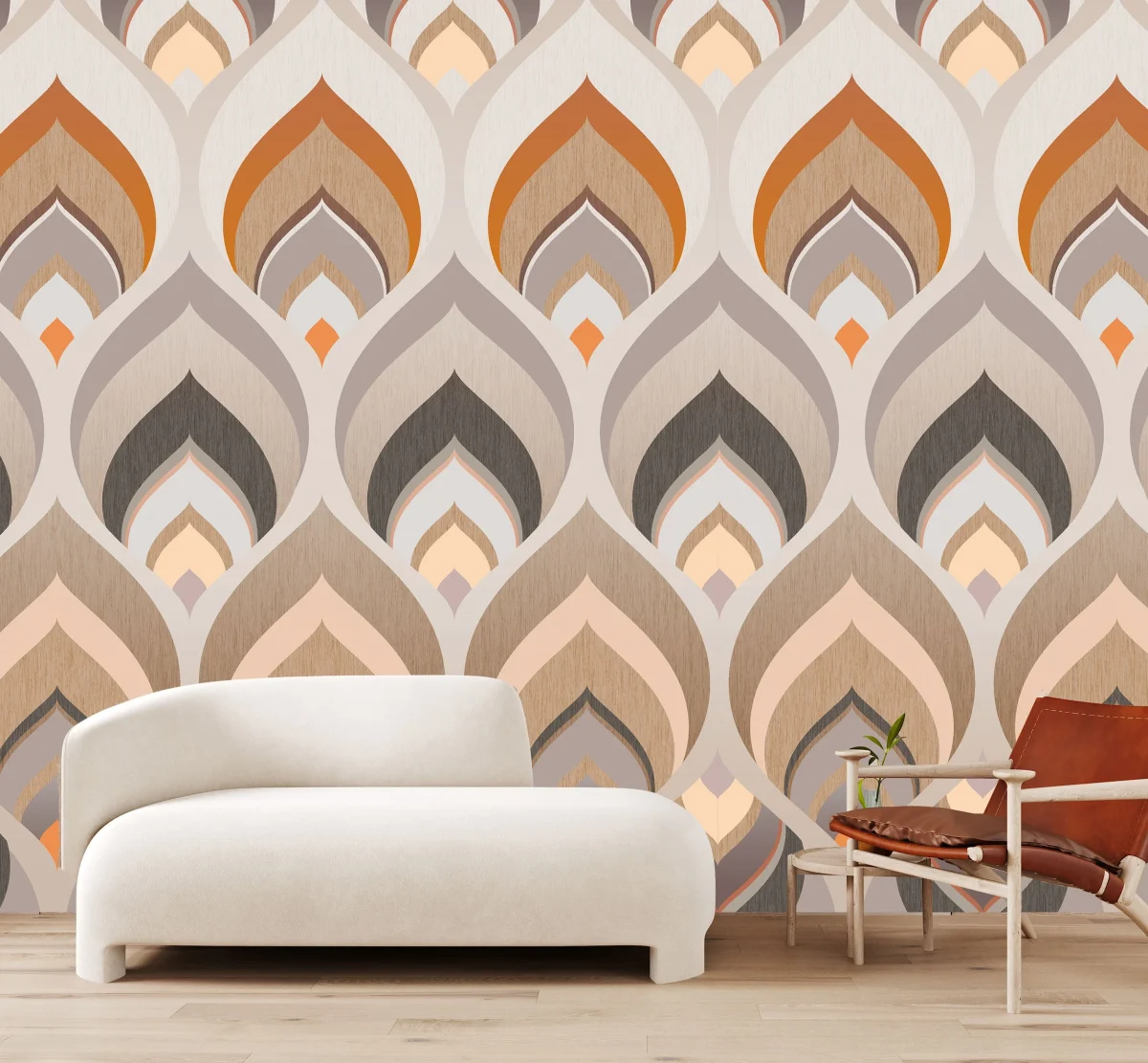 Behang Colorful - Spicy 70s in Gray INK7303
