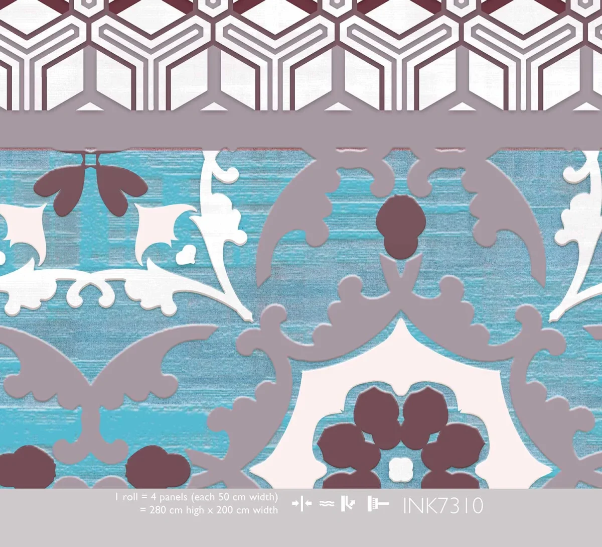 Papier peint Colorful - Retro Walls INK7310