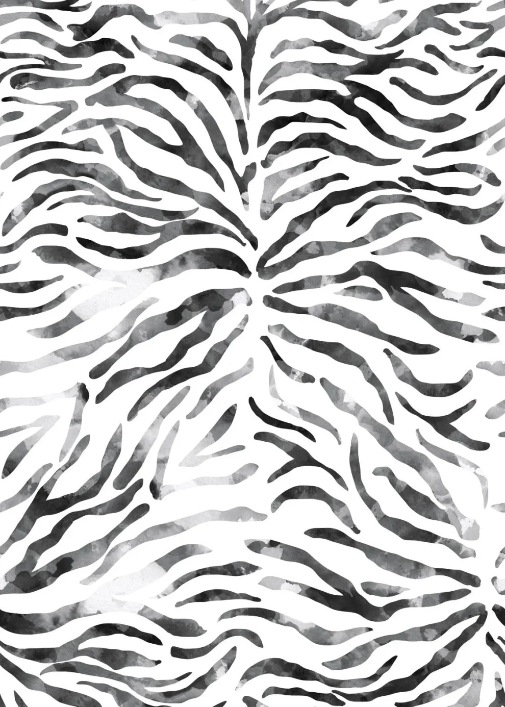 Muster mit schwarz-weißem Tigerstreifen