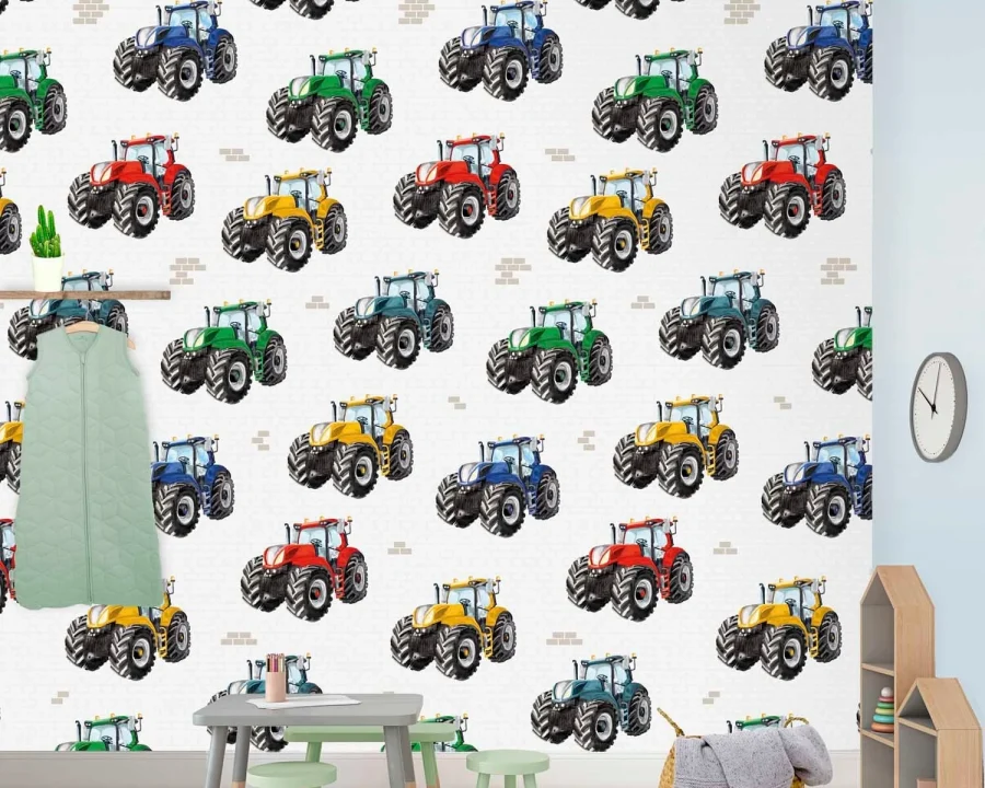 Kate & Andy Tapete - Tractorsss
