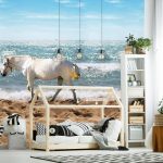 Kate & Andy Behang - Horse on the Beach - Paarden behang
