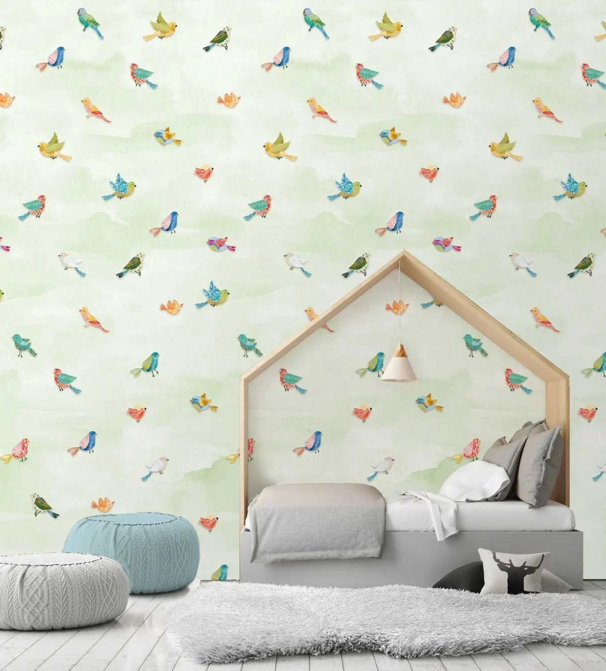 Kate & Andy Behang - Fun Bird (green)