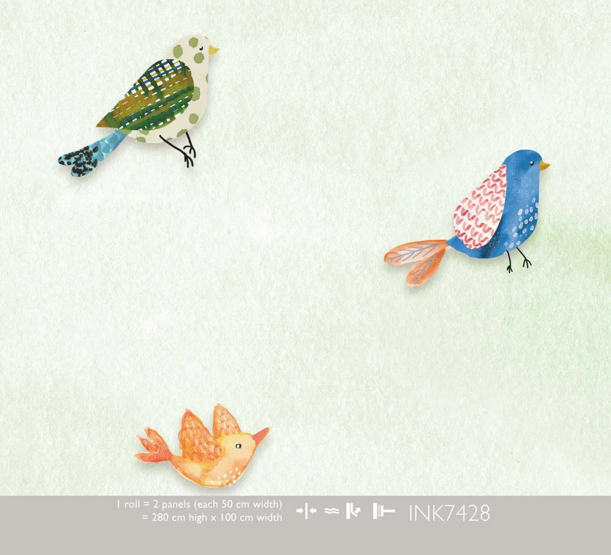 Kate & Andy Behang - Fun Bird (green)