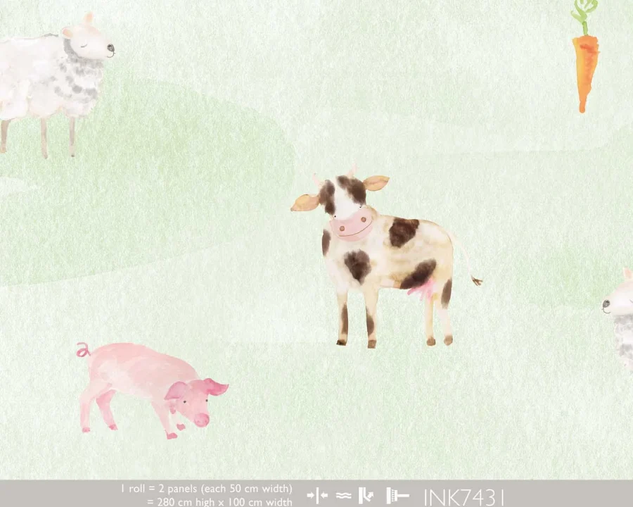 Kate & Andy Behang - Barnyard (green)