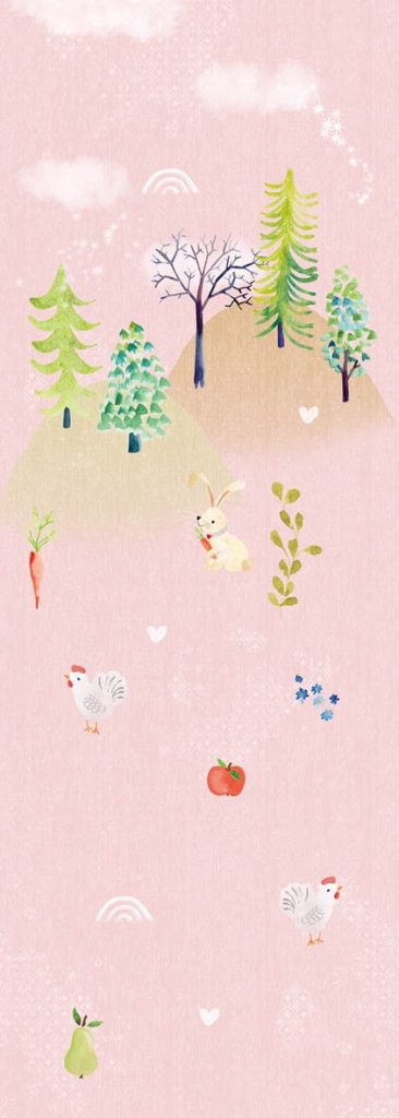 Kate & Andy Behang - Secret World (mix&match) Landscape pink